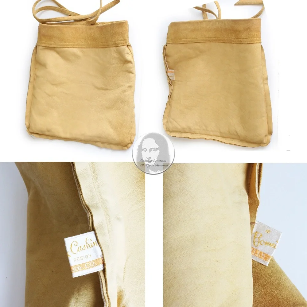 Bonnie Cashin for Sills Bag Hat Suede Leather Accessory Rare Vintage 60s Mod OS